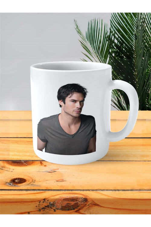 Art hedi̇ye ian Somerhalder Baskılı Kupa Bardak Kişiye Özel Model 3