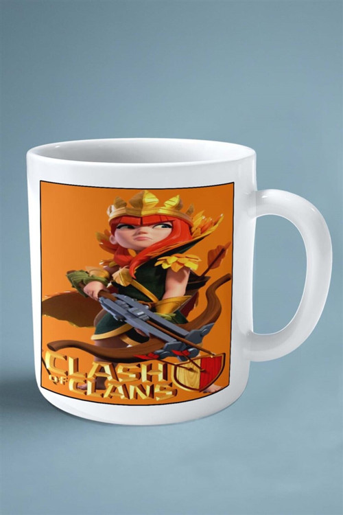 Art hedi̇ye clash of clans Mobil Oyun Baskılı Kupa Bardak Çift Taraflı baskı kişiye özel model 16