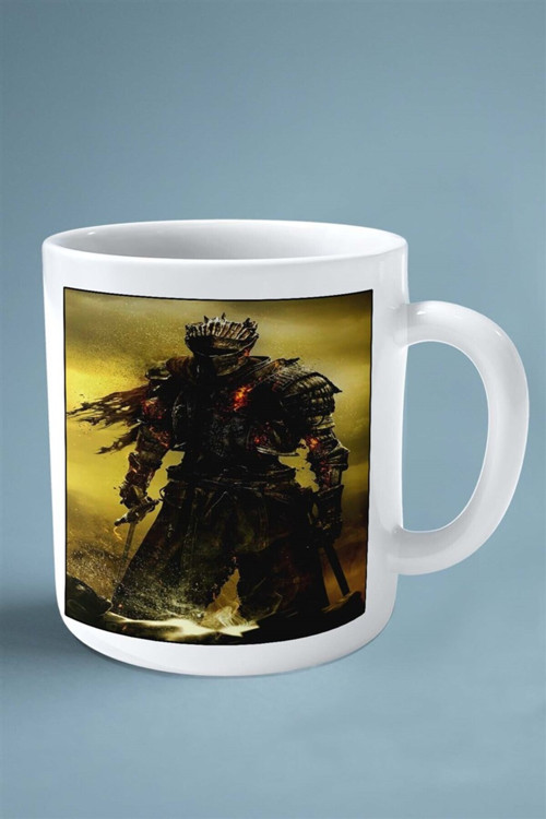 Art hedi̇ye Dark Souls Oyun Baskılı Kupa Bardak Çift taraflı Kişiye Özel model 6