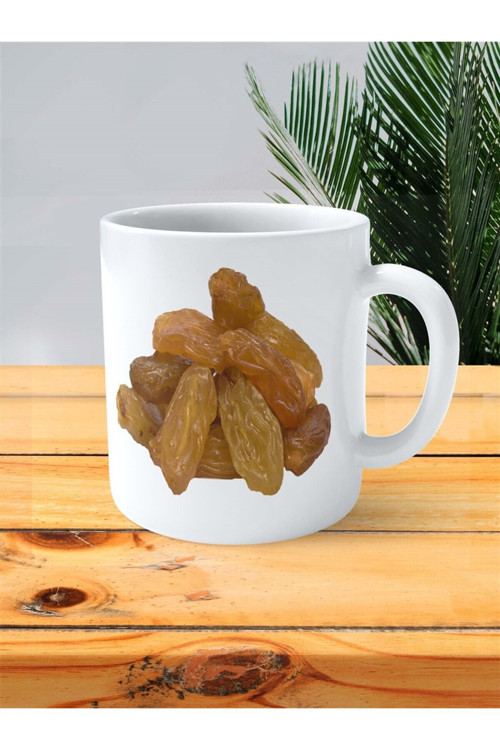 Art hedi̇ye kuru üzüm Baskılı Kupa Bardak Kişiye Özel Model 1