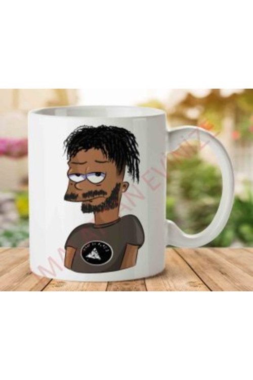 Art hedi̇ye Bk Simpsons Iki Tarafı Baskılı Kupa Bardak
