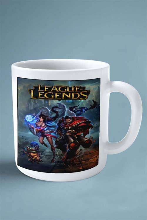 Art hedi̇ye League of Legends Oyun Baskılı Kupa Bardak Çift Taraflı Baskı Kişiye Özel model 27