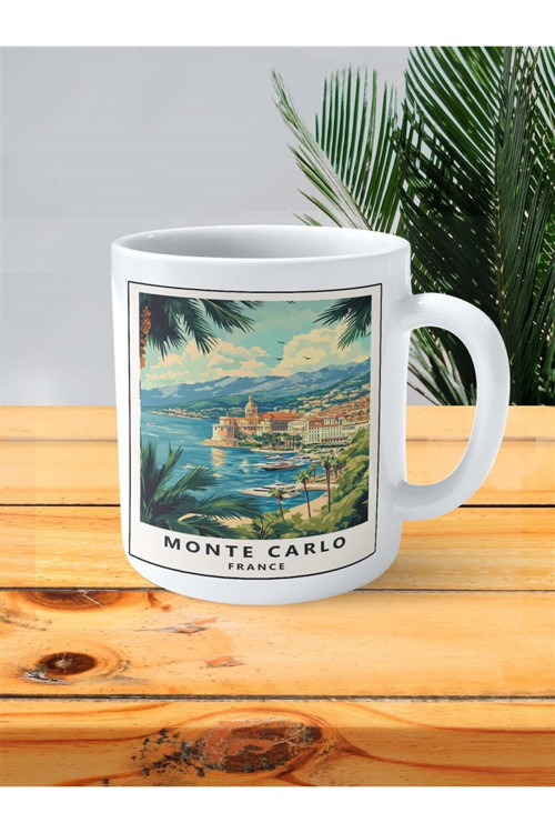 Art hedi̇ye monte carlo Baskılı Kupa Bardak Kişiye Özel desen