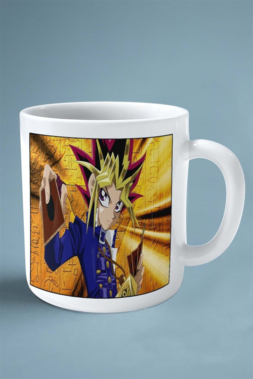 Art hedi̇ye yugioh yu-gi-oh Mobil Oyun Baskılı Kupa Bardak Çift Taraflı baskı kişiye özel model 1