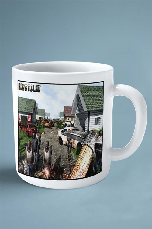 Art hedi̇ye seven days to die oyun Baskılı Kupa Bardak Çift Taraflı Baskı Kişiye Özel model 2