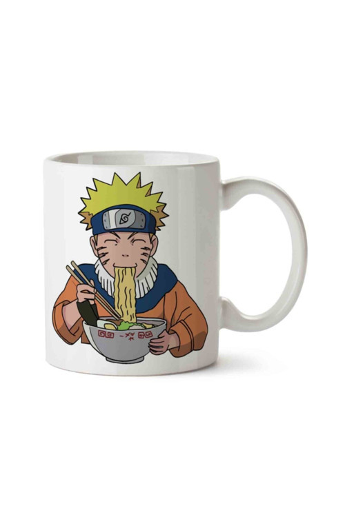 Art hedi̇ye Naruto Uzumaki Ichiraku Ramen Noodles Iki Tarafı Baskılı Kupa Bardak