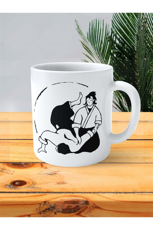 Art hedi̇ye aikido Baskılı Kupa Bardak Kişiye Özel Model 8