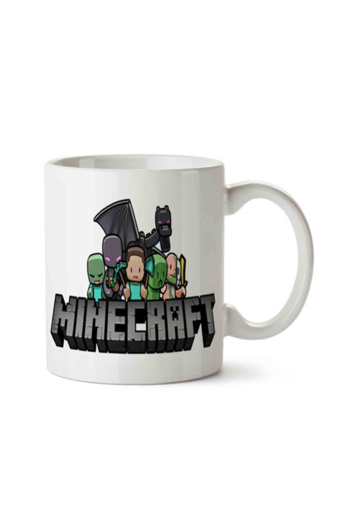 Art hedi̇ye Minecraft – Server iki Tarafı Baskılı Kupa Bardak