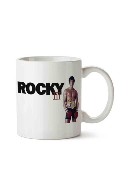Art hedi̇ye Rocky Balboa Apollo Iki Tarafı Baskılı Kupa Bardak
