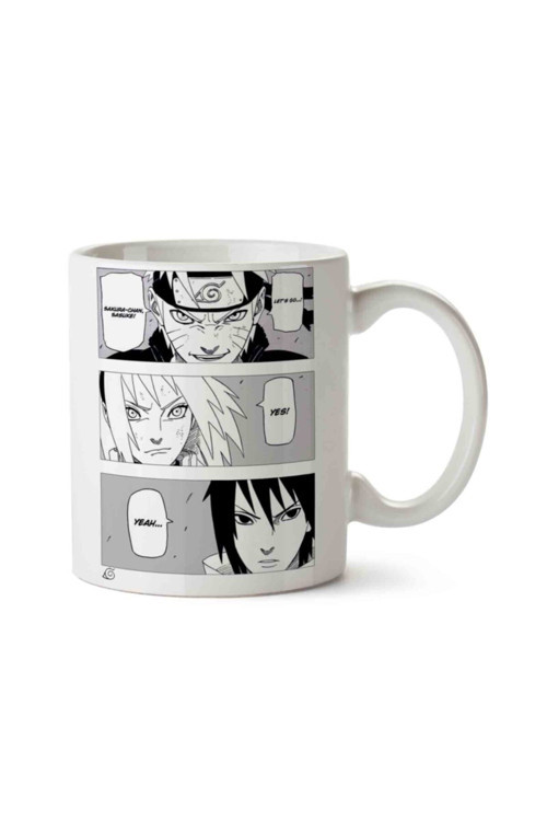 Art hedi̇ye Naruto Trio Çizgi Roman iki Tarafı Baskılı Kupa Bardak