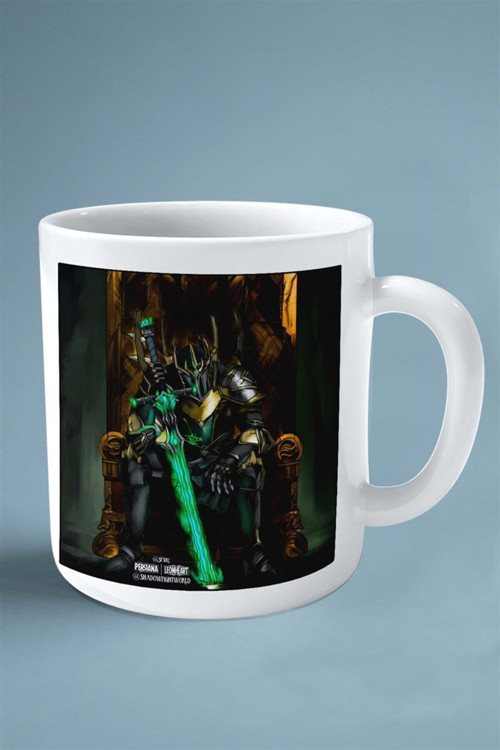 Art hedi̇ye King of the Legion Mobil Oyun Baskılı Kupa Bardak Çift Taraflı baskı kişiye özel model 1