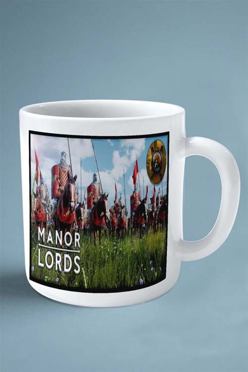 Art hedi̇ye manor lords oyun Baskılı Kupa Bardak Çift Taraflı Baskı Kişiye Özel model 3