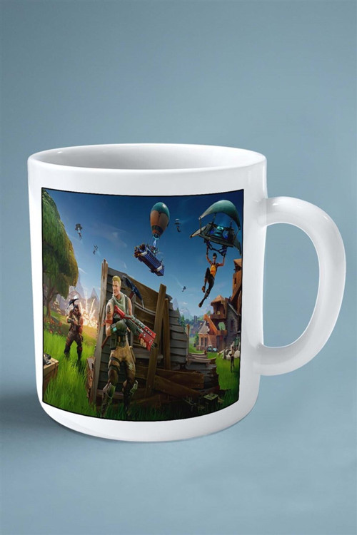 Art hedi̇ye fortnite Oyun Baskılı Kupa Bardak Çift Taraflı Baskı Kişiye Özel model 18