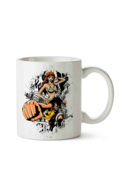Luffy E Namı Baskılı Kupa Bardak