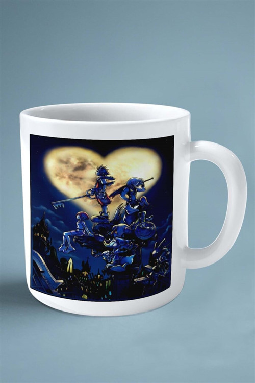 Art hedi̇ye Kingdom Hearts Oyun Baskılı Kupa Bardak Çift Taraflı Baskı Kişiye Özel model 4