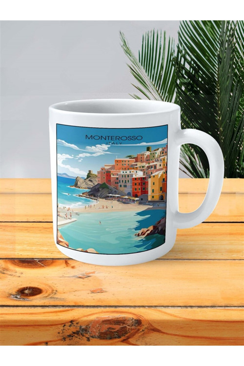 Art hedi̇ye monterosso Baskılı Kupa Bardak Kişiye Özel desen