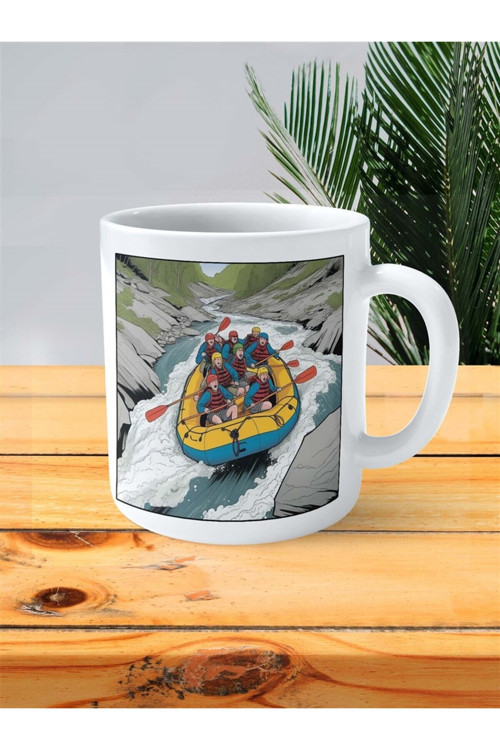 Art hedi̇ye rafting Baskılı Kupa Bardak Kişiye Özel desen 2