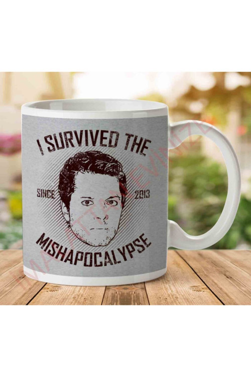 Art hedi̇ye Survived The Mishapocalypse Supernatural Iki Tarafı Baskılı Kupa Bardak