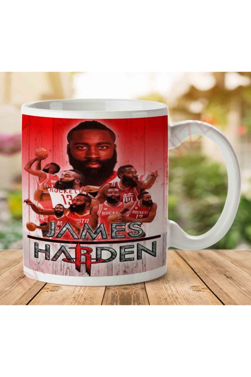 Art hedi̇ye James Harden Kolaj Iki Tarafı Baskılı Kupa Bardak