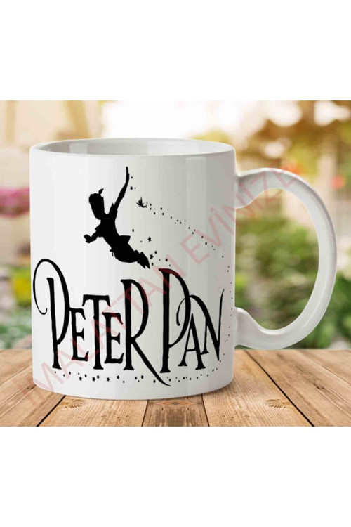 Art hedi̇ye Peter Pan Iki Tarafı Baskılı Kupa Bardak