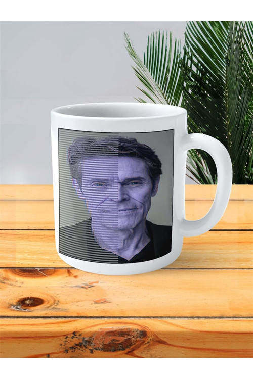 Art hedi̇ye Willem Dafoe Baskılı Kupa Bardak Kişiye Özel desen 1
