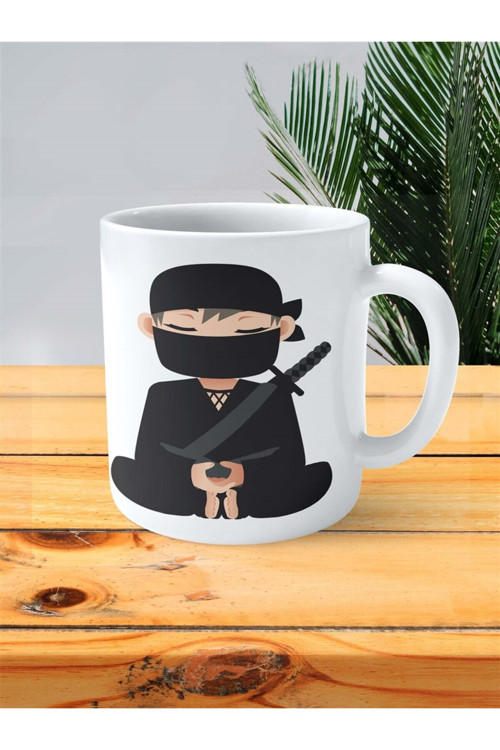 Art hedi̇ye Ninjutsu Baskılı Kupa Bardak Kişiye Özel Model 5