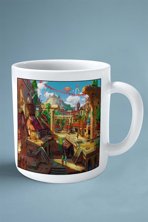 Art hedi̇ye ocean horn Mobil Oyun Baskılı Kupa Bardak Çift Taraflı baskı kişiye özel model 2