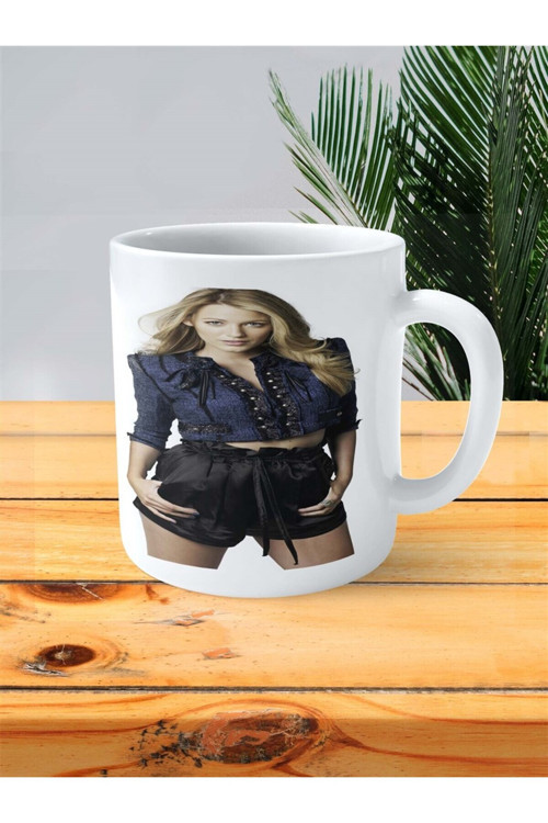 Art hedi̇ye Blake Lively Baskılı Kupa Bardak Kişiye Özel Model 2
