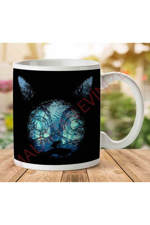 Art hedi̇ye My Forest Princess Mononoke Iki Tarafı Baskılı Kupa Bardak