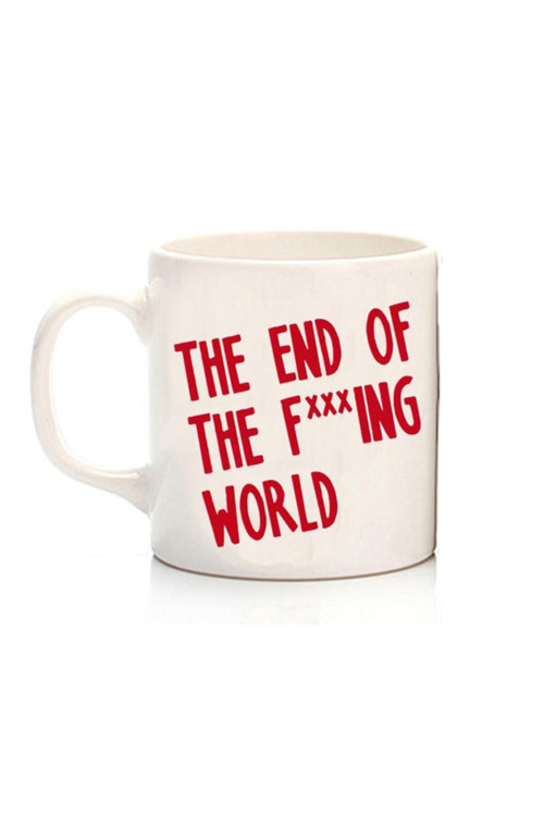 Art hedi̇ye The End Of The Fucking World Iki Tarafı Baskılı Kupa Bardak