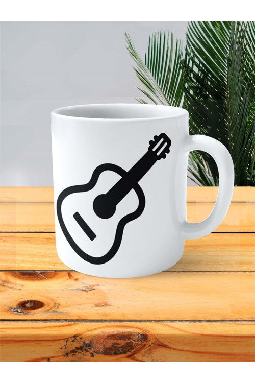 Art hedi̇ye klasik gitar Baskılı Kupa Bardak Kişiye Özel Model 5