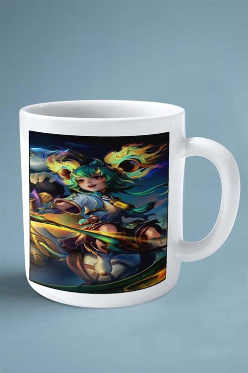 Art hedi̇ye mobile legends Mobil Oyun Baskılı Kupa Bardak Çift Taraflı baskı kişiye özel model 12