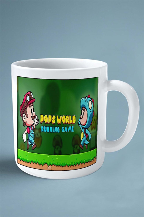 Art hedi̇ye pops world Mobil Oyun Baskılı Kupa Bardak Çift Taraflı baskı kişiye özel model 4