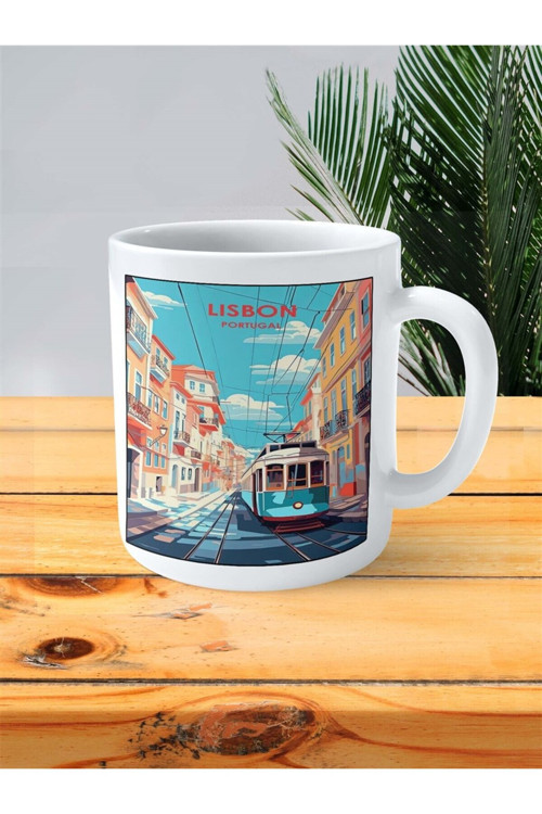 Art hedi̇ye lisbon Baskılı Kupa Bardak Kişiye Özel desen