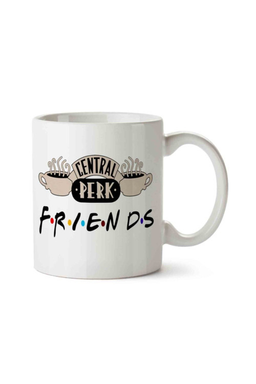 Art hedi̇ye Central Perk Iki Tarafı Baskılı Kupa Bardak
