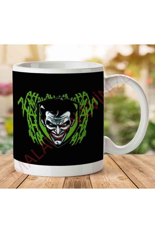 Art hedi̇ye Whos Got Jokes The Joker Batman Ha Ha Ha Iki Tarafı Baskılı Kupa Bardak