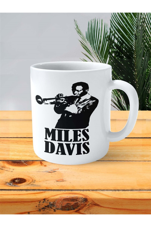 Art hedi̇ye Miles Davis Baskılı Kupa Bardak Kişiye Özel Model 1