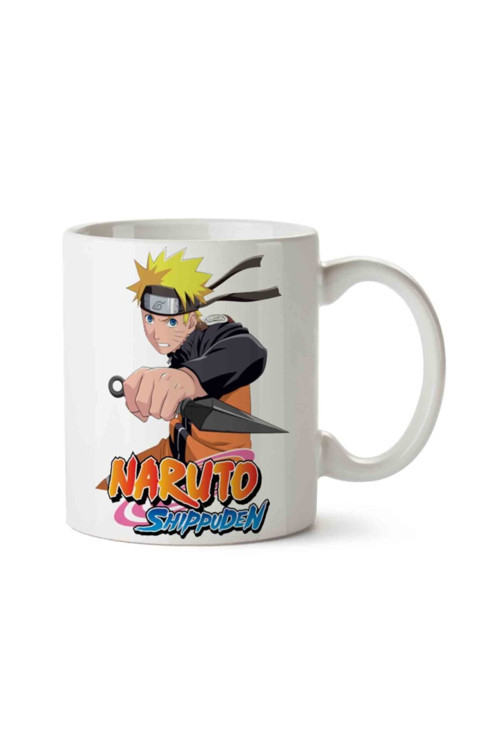 Art hedi̇ye Naruto Iki Tarafı Baskılı Kupa Bardak