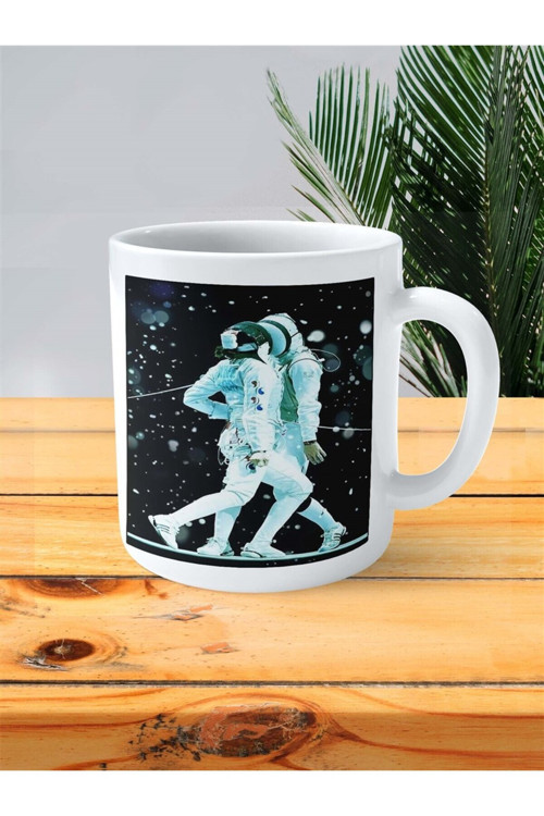 Art hedi̇ye eskrim Baskılı Kupa Bardak Kişiye Özel desen 8