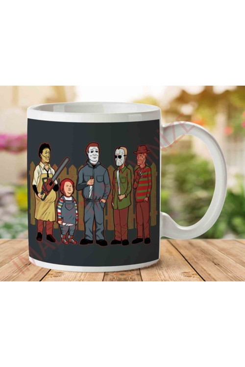 Art hedi̇ye King Of The Horror Iki Tarafı Baskılı Kupa Bardak
