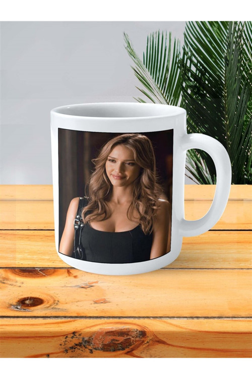 Art hedi̇ye jessica alba Baskılı Kupa Bardak Kişiye Özel desen 1