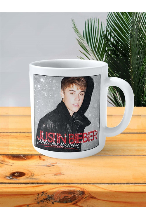 Art hedi̇ye Justin Bieber Baskılı Kupa Bardak Kişiye Özel desen 2