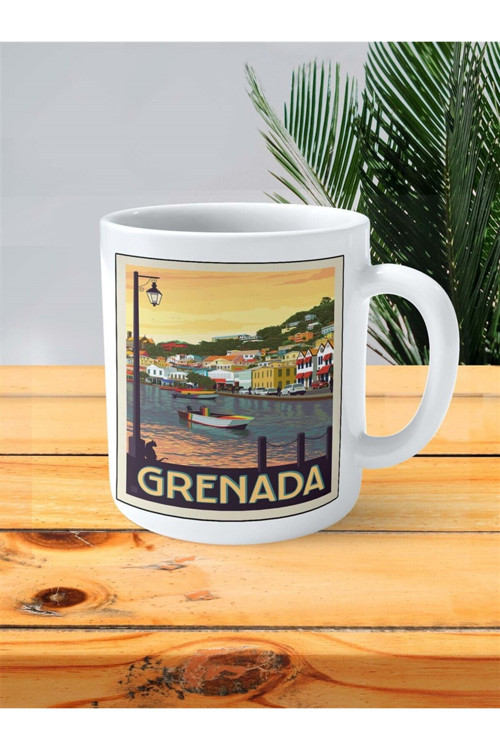 Art hedi̇ye grenada Baskılı Kupa Bardak Kişiye Özel desen