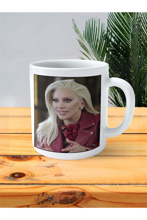 Art hedi̇ye lady gaga Baskılı Kupa Bardak Kişiye Özel desen 4