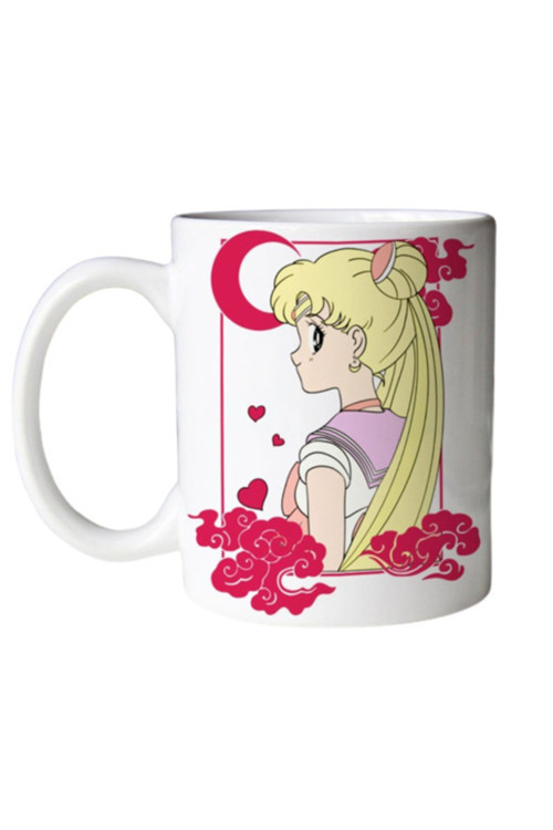 Art hedi̇ye Anime Sailor Moon Iki Tarafı Baskılı Kupa Bardak
