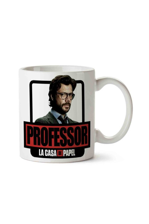 Art hedi̇ye La Casa De Papel Professor 2 iki Tarafı Baskılı Kupa Bardak