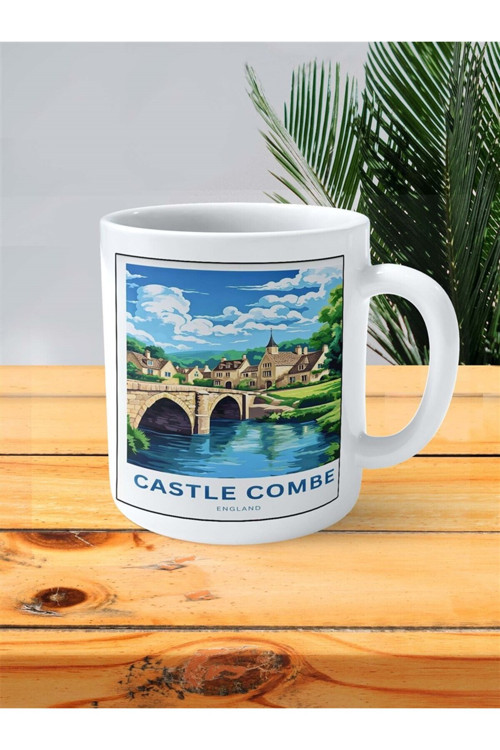 Art hedi̇ye castlecombe Baskılı Kupa Bardak Kişiye Özel desen