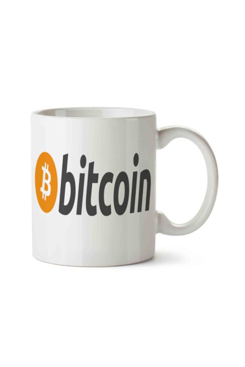 Art hedi̇ye Bitcoin Iki Tarafı Baskılı Kupa Bardak