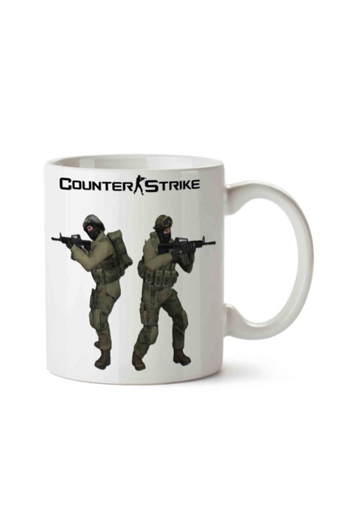 Art hedi̇ye Counter Strike Iki Tarafı Baskılı Kupa Bardak