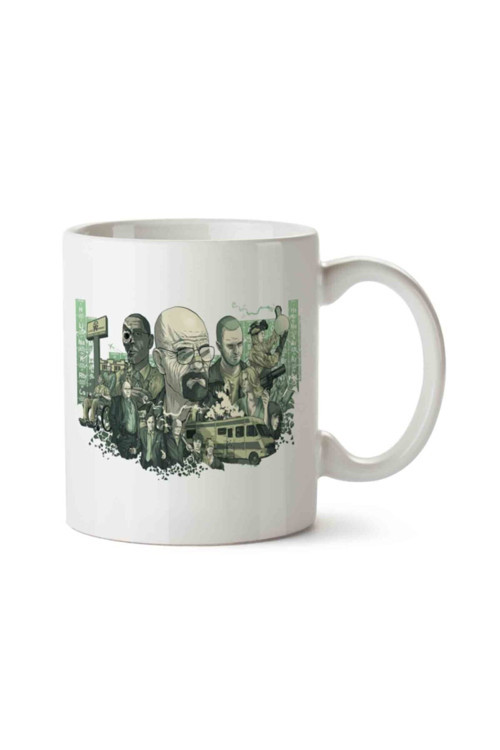 Art hedi̇ye Breaking Bad Walter White İki Tarafı Baskılı Kupa Bardak